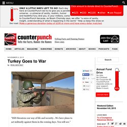 Turkey Goes to War