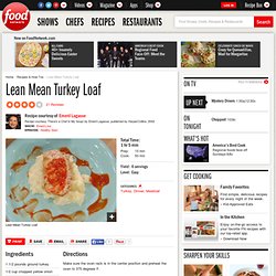 Lean Mean Turkey Loaf Recipe : Emeril Lagasse