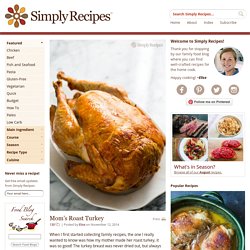 Mom’s Roast Turkey Recipe