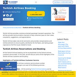 Turkish Airlines Reservation Number