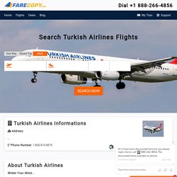 Turkish Airlines - Cheap Flights - Cheap Airlines Tickets