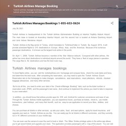 Turkish Аirlines Mаnаges Bооkings 1-855-653-O624