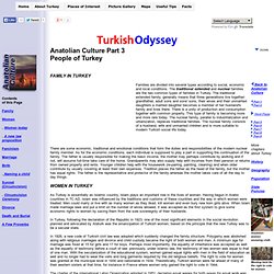 Turkish Odyssey/About Turkey/Anotolian Culture/People