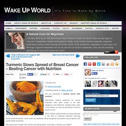 Turmeric Slows Spread of Breast Cancer - Beating Cancer with Nutrition