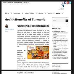 Turmeric Home Remedies