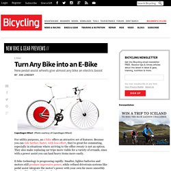 Turn Any Bike into an E-Bike