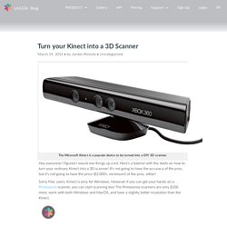 Turn your Kinect into a 3D Scanner
