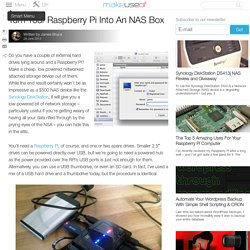 Turn Your Raspberry Pi Into An NAS Box