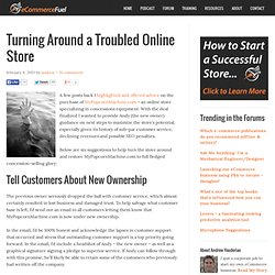 Turning Around a Troubled Online Store