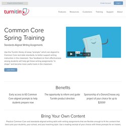 Common Core Spring Training