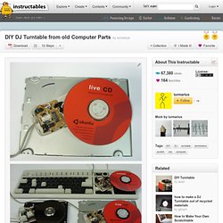 DIY DJ Turntable from old Computer Parts