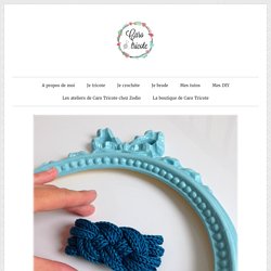 Tuto : un bracelet en tricotin – Le blog de Caro Tricote