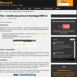 Tuto : installer PyLoad avec le Synology DSM 4.2