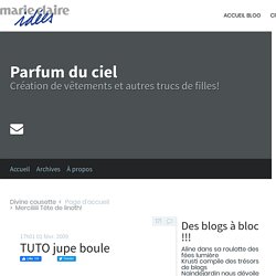 TUTO jupe boule : Parfum du ciel