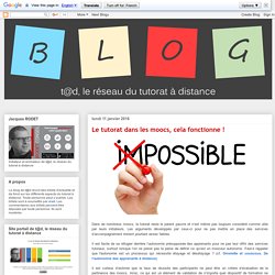 Blog de t@d: Le tutorat dans les moocs, cela fonctionne !