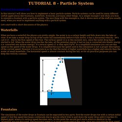 Tutorial 8 -Particle System