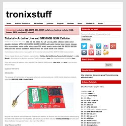 Arduino and GSM Cellular – Part One « t r o n i x s t u f f
