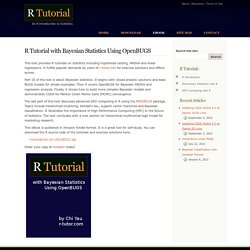 R Tutorial with Bayesian Statistics Using OpenBUGS