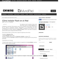 Cómo instalar Flash en el iPad