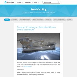 Tutorial: Creating an Animated Ocean Scene in...