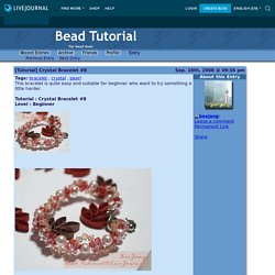 [Tutorial] Crystal Bracelet #8 - Bead Tutorial