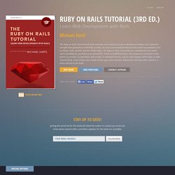 Ruby on Rails Tutorial (3rd Ed.), Learn Web Development with Rails - Michael Hartl