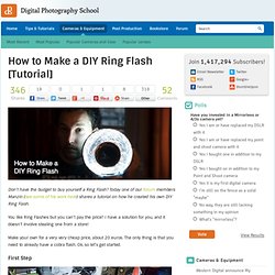 How to Make a DIY Ring Flash [Tutorial]