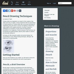 Tutorial - Pencil Drawing Techniques