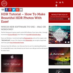 HDR Tutorial – High Dynamic Range Photography Tutorial