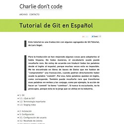Tutorial de Git en Español - Charlie don't code