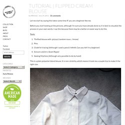 Flipped Cream Blouse