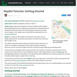 MapKit Tutorial: Getting Started