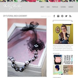 DIY TUTORIAL and a giveaway! - StumbleUpon