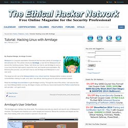 The Ethical Hacker Network - Tutorial: Hacking Linux with Armitage