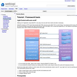 Tutorial_Basis - webiopi - Internet of Things framework