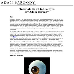 Tutorial: Its all in the Eyes - By Adam Baroody