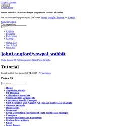 Tutorial · JohnLangford/vowpal_wabbit Wiki