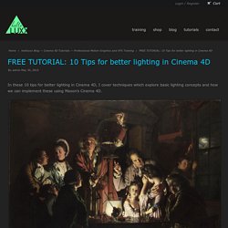 10 Tips for better lighting in Cinema 4D - helloluxx