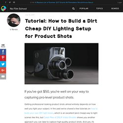 Tutorial: How to Build a Dirt Cheap DIY Lighting Setup for Product Shots