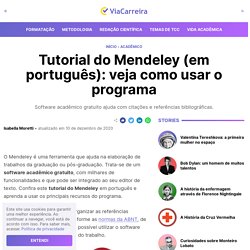 Tutorial do Mendeley (em português): veja como usar o programa