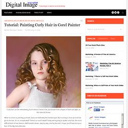 Tutorial: Painting Curly Hair with Corel Painter