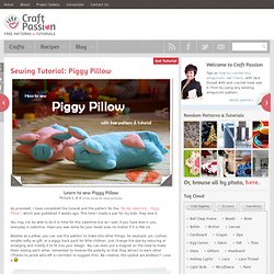 Picture 206 « Sewing Tutorial: Piggy Pillow