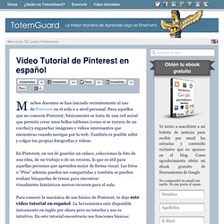 Video Tutorial de Pinterest en español