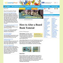 How To Alter A Child's Board Book