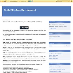 Mini Tutorial - Faire une Requête Get Ajax avec JQuery, JSON et RESTEasy - GetJ2ee -Java development