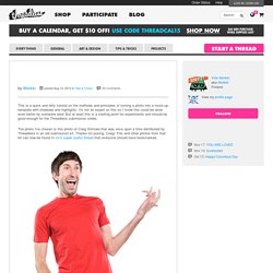 Tutorial - Making a shirt mock-up template from a photo