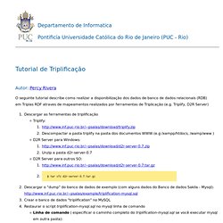 Tutorial de Triplificação (PUC-Rio)