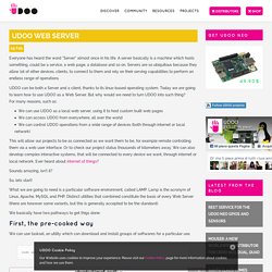 Tutorial: UDOO web server