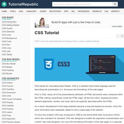 CSS3 Tutorial - An Ultimate Guide for Beginners