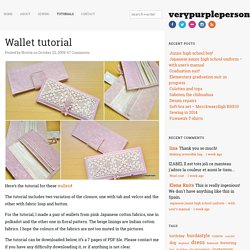 Wallet tutorial